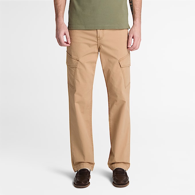 Claremont Chinohose aus Twill mit schmalem Bein fr Herren in Hellbraun TBL Braun ALT1