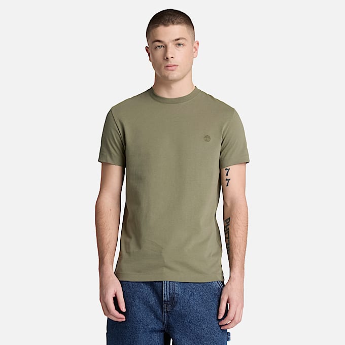 Dunstan River KurzarmTShirt mit schmaler Passform fr Herren in Grn TBL Grn ALT1