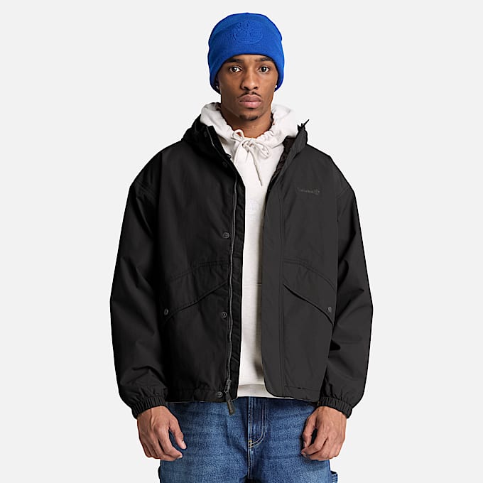 Wasserdichte Weatherline ShellJacke fr Herren in Schwarz TBL Schwarz ALT1