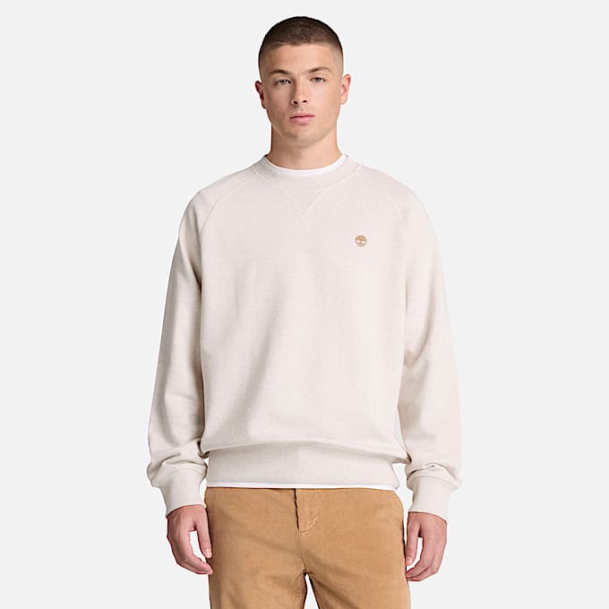 Exeter River Sweatshirt mit Rundhalsausschnitt fr Herren in Hellbeige TBL Beige ALT1