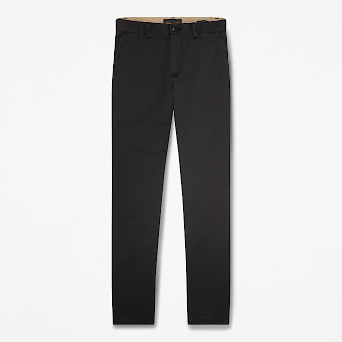 Claremont Chinohose aus Twill mit schmalem Bein fr Herren in Schwarz TBL Schwarz HERO