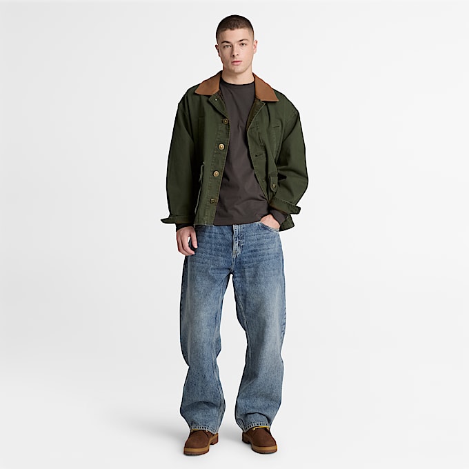 Dunstan River Langarmshirt in schmaler Passform mit Stickerei fr Herren in Schwarz TBL Schwarz ALT2