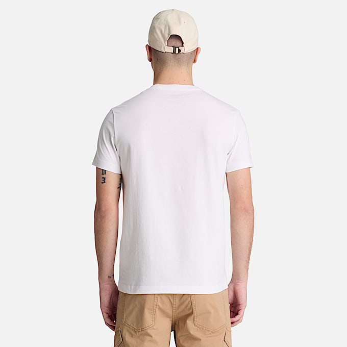 Dunstan River KurzarmTShirt mit schmaler Passform fr Herren in Wei TBL Wei ALT8