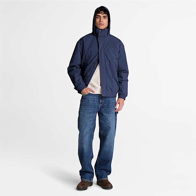 Wasserdichte isolierte Bomberjacke fr Herren in Dunkelblau TBL Blau ALT2