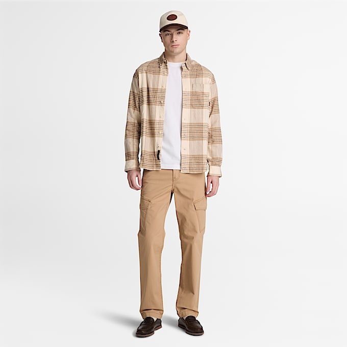 Dunstan River KurzarmTShirt mit schmaler Passform fr Herren in Wei TBL Wei ALT2