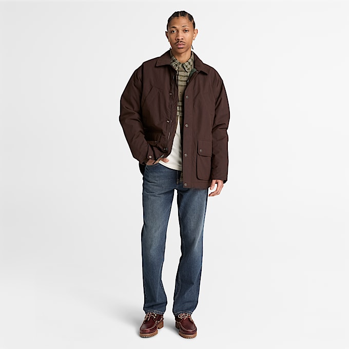 Isolierte Wenham Feldjacke fr Herren in Dunkelbraun TBL Braun ALT2