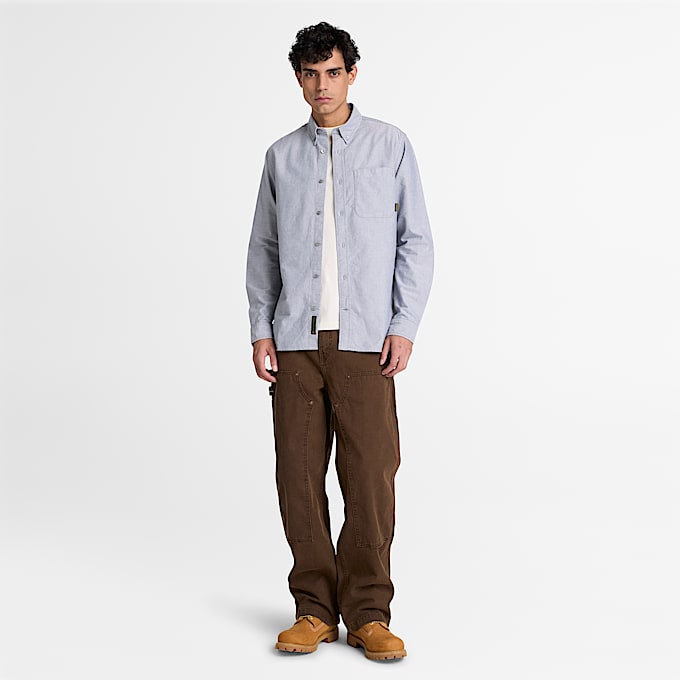 Lake Warner Oxfordhemd fr Herren in Dunkelblau TBL Blau ALT2