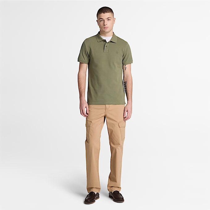 Claremont Chinohose aus Twill mit schmalem Bein fr Herren in Hellbraun TBL Braun ALT2