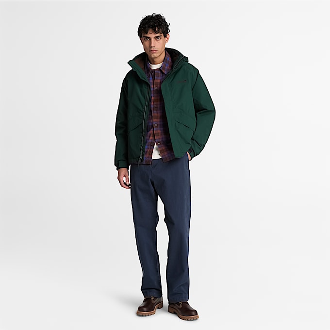 Wasserdichte 3in1Jacke fr Herren in Dunkelgrn TBL Grn ALT2