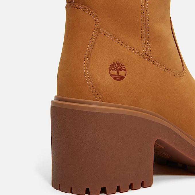 Hohe Stone Heights Hochschaftstiefel mit Seitenreiverschluss fr Damen in Gelb TBL Gelb ALT8