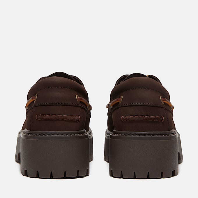 Stone Street Bootsschuh mit Plateausohle fr Damen in Dunkelbraun TBL Braun ALT5