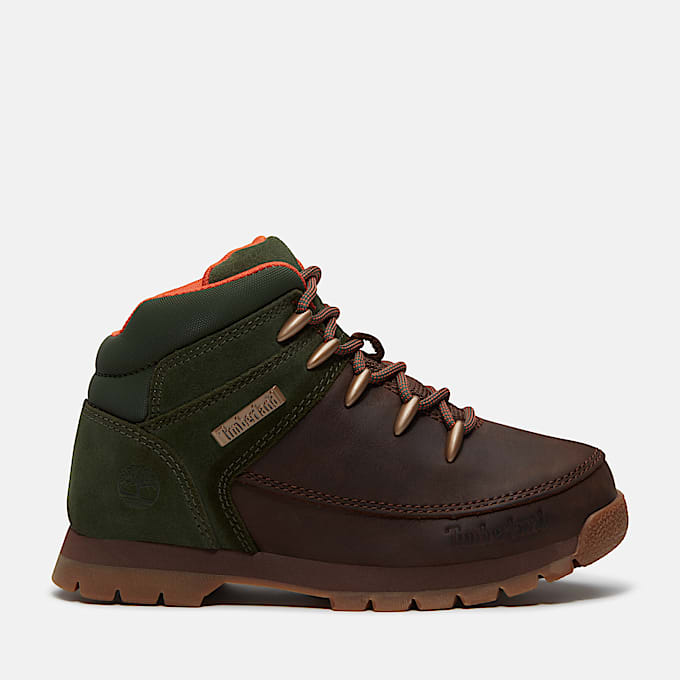 Euro Sprint Boot fr Jugendliche in DunkelbraunDunkelgrn TBL Braun HERO
