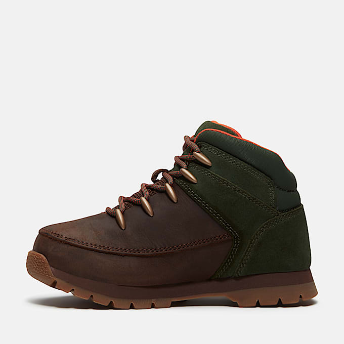 Euro Sprint Boot fr Jugendliche in DunkelbraunDunkelgrn TBL Braun ALT6