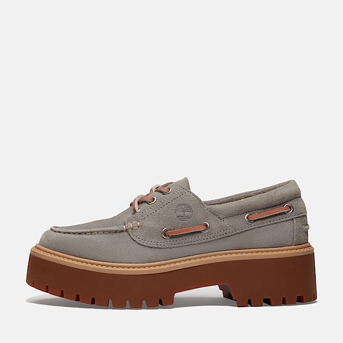 Stone Street Bootsschuh mit Plateausohle fr Damen in Grau TBL Grau ALT9