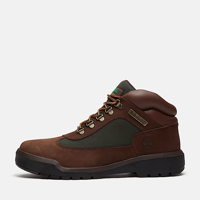 berarbeiteter wasserdichter Field Boot fr Herren in Dunkelbraun TBL Braun ALT11