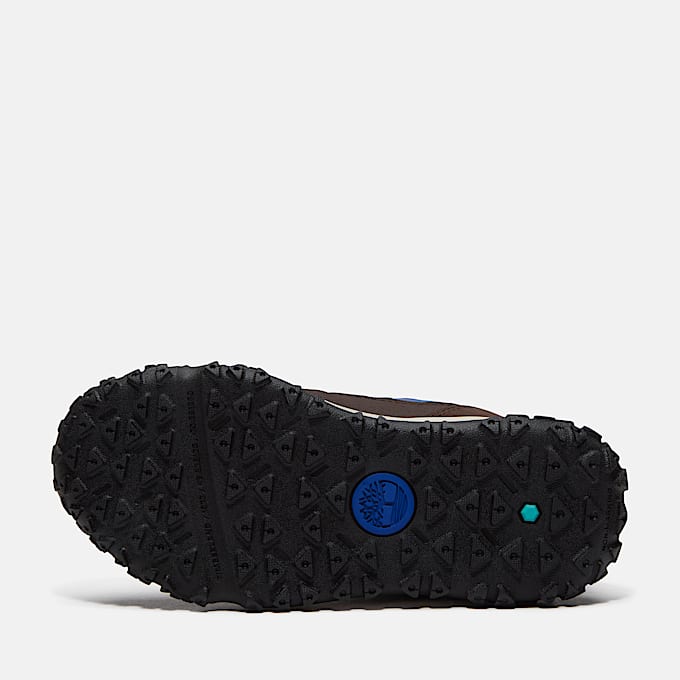 Halbhoher wasserfester GreenStride Motion 6 Bungee Sneaker fr Jugendliche in DunkelbraunDunkelgrn TBL Braun ALT3