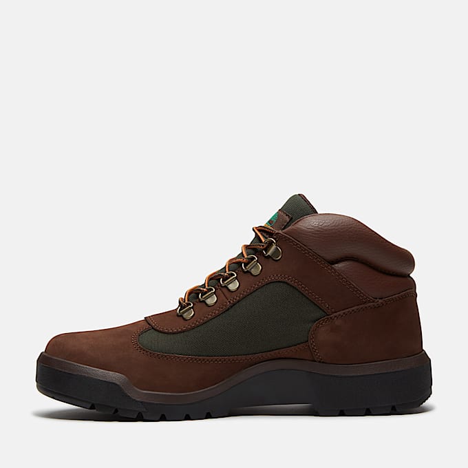 berarbeiteter wasserdichter Field Boot fr Herren in Dunkelbraun TBL Braun ALT6