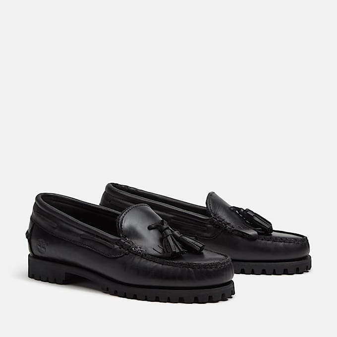 Timberland Authentic Kiltie Loafer fr Damen in Schwarz TBL Schwarz ALT4