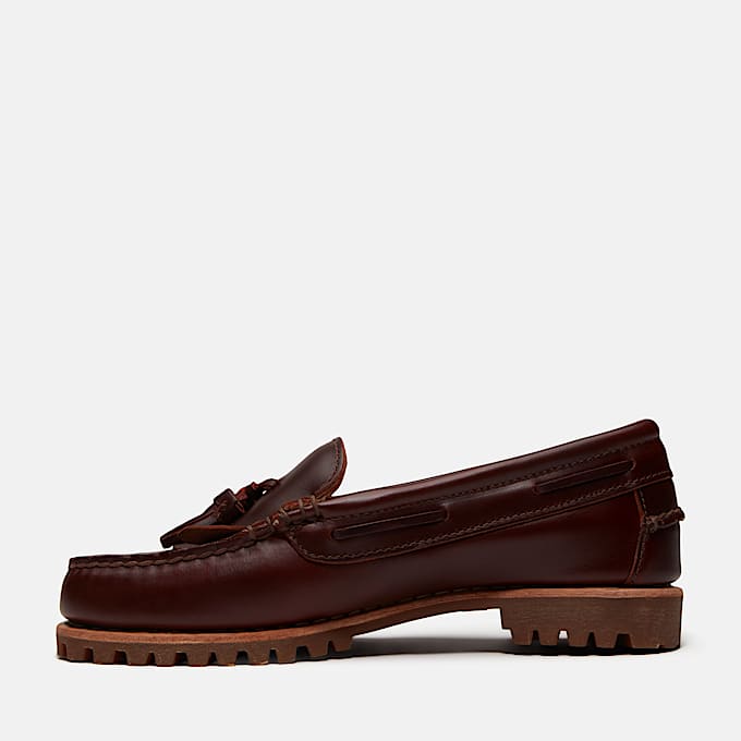 Timberland Authentic Kiltie Loafer fr Damen in Burgunderrot TBL Burgunderrot ALT6