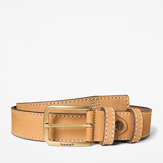 New Rain 20 Nubukledergrtel fr Herren in Gelb TBL Gelb HERO