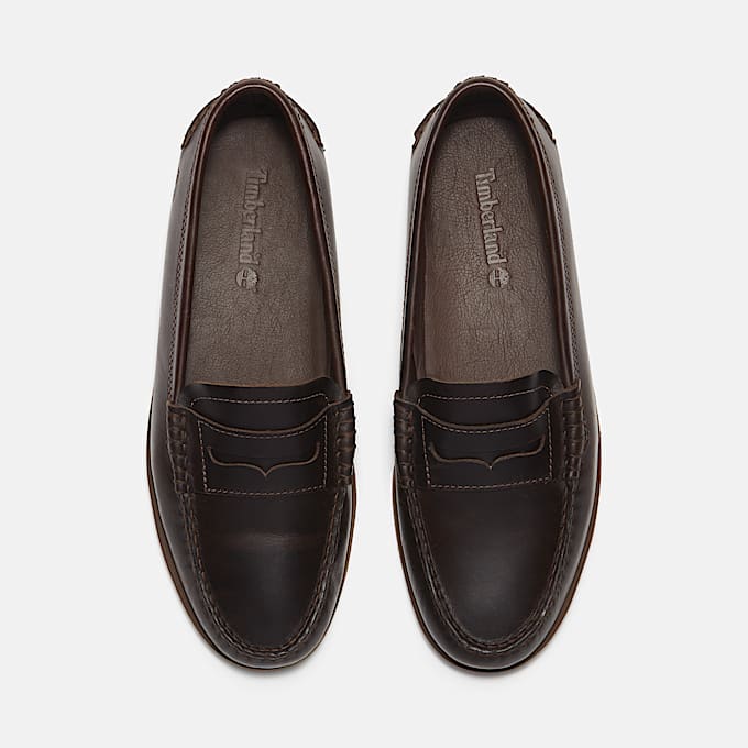 Timberland klassischer Bootsloafer fr Herren in Dunkelbraun TBL Braun ALT2