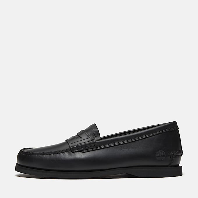 Timberland klassischer Bootsloafer fr Herren in Schwarz TBL Schwarz ALT8