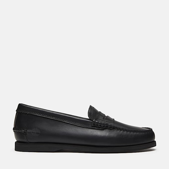 Timberland klassischer Bootsloafer fr Herren in Schwarz TBL Schwarz HERO