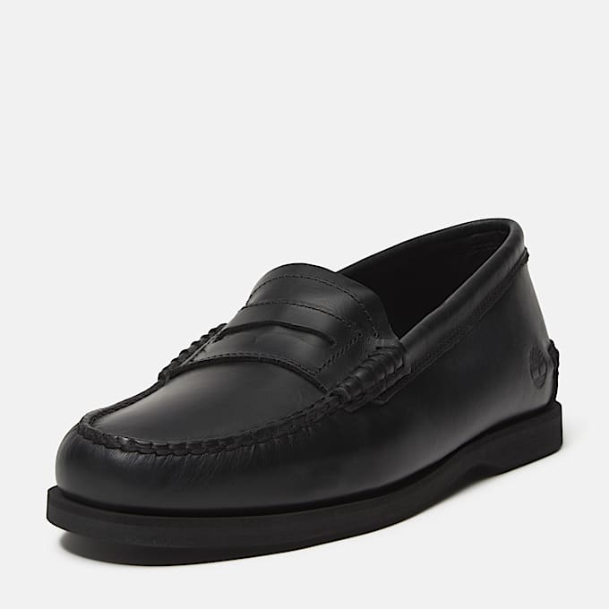 Timberland klassischer Bootsloafer fr Herren in Schwarz TBL Schwarz ALT11