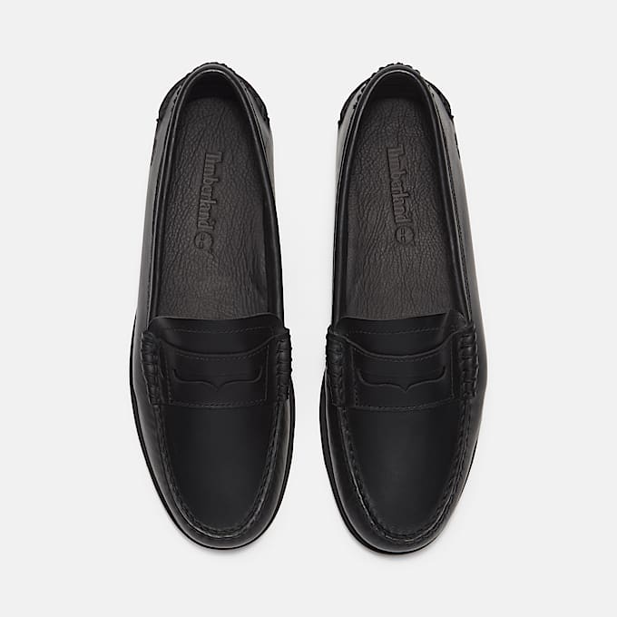 Timberland klassischer Bootsloafer fr Herren in Schwarz TBL Schwarz ALT2