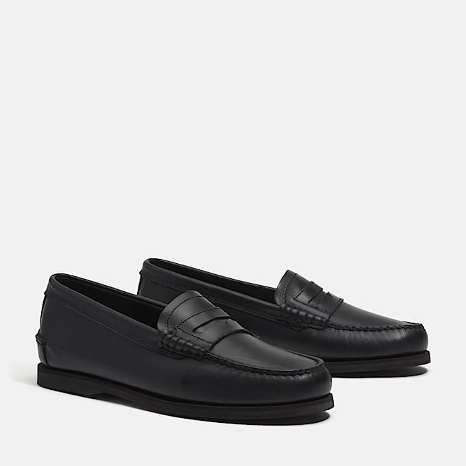 Timberland klassischer Bootsloafer fr Herren in Schwarz TBL Schwarz ALT5