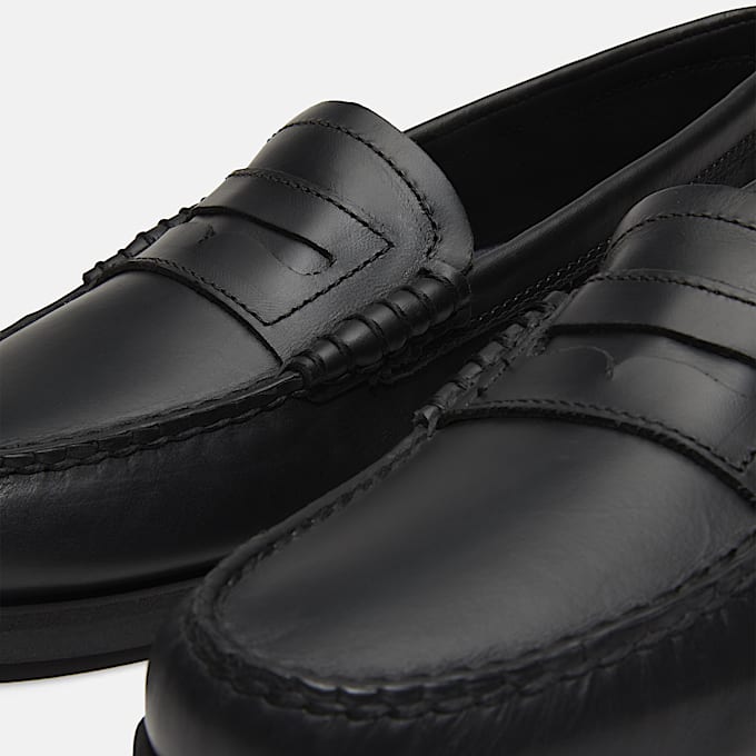 Timberland klassischer Bootsloafer fr Herren in Schwarz TBL Schwarz ALT6