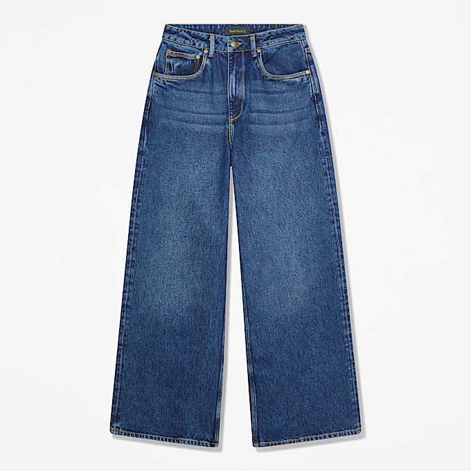 DenimHose mit weitem Bein fr Damen in Blau TBL Blau HERO