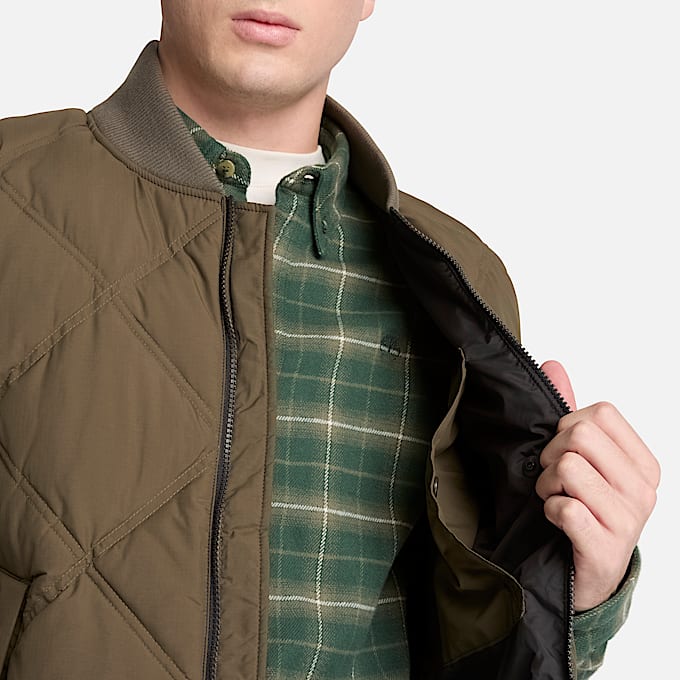 Sierra Cliff 600Fill DaunenSteppweste fr Herren in Dunkelgrn TBL Grn ALT3