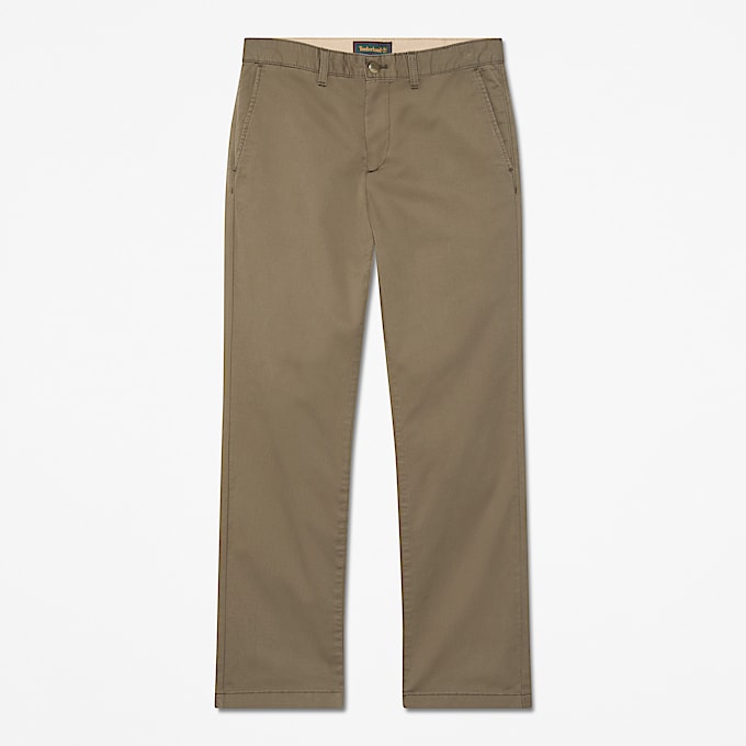Claremont Chinohose aus Twill mit geradem Bein fr Herren in Dunkelgrn TBL Grn HERO