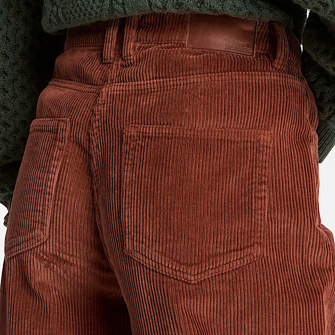 Cordhose mit weitem Bein fr Damen in Braun TBL Braun ALT3