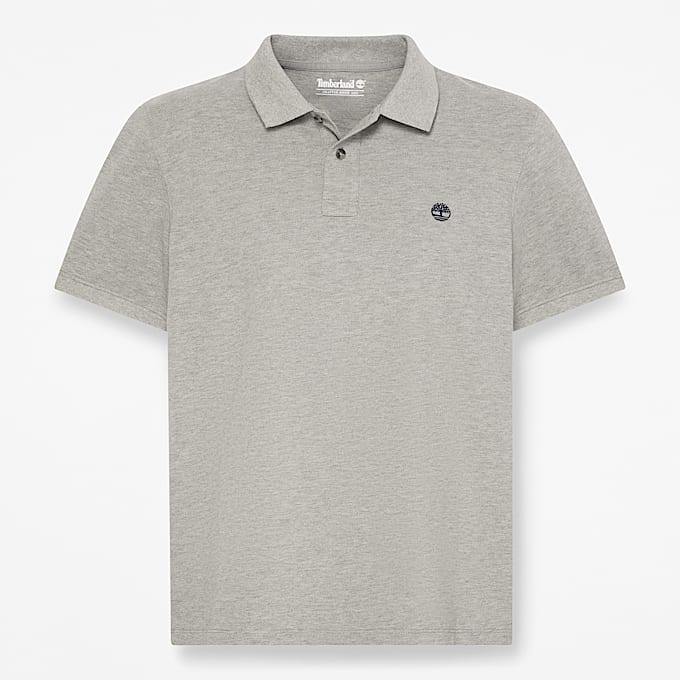 Millers River KurzarmPolohemd fr Herren in Grau TBL Grau HERO