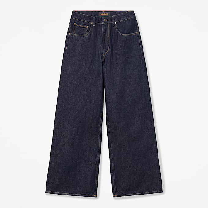 DenimHose mit weitem Bein fr Damen in Dunkelblau TBL Blau HERO