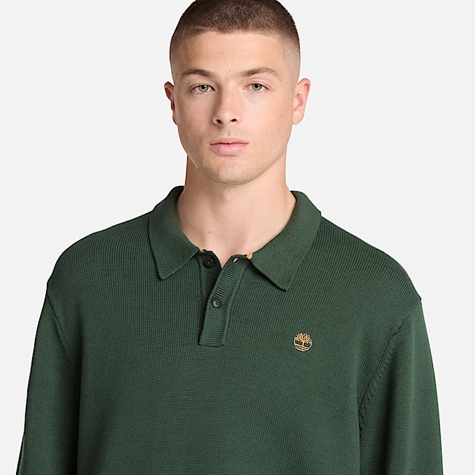 Williams River Polopullover aus Baumwolle fr Herren in Dunkelgrn TBL Grn ALT3