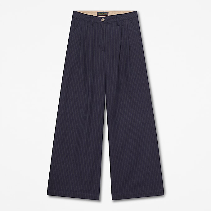 Hose mit Fischgrtmuster fr Damen in Dunkelblau TBL Blau HERO