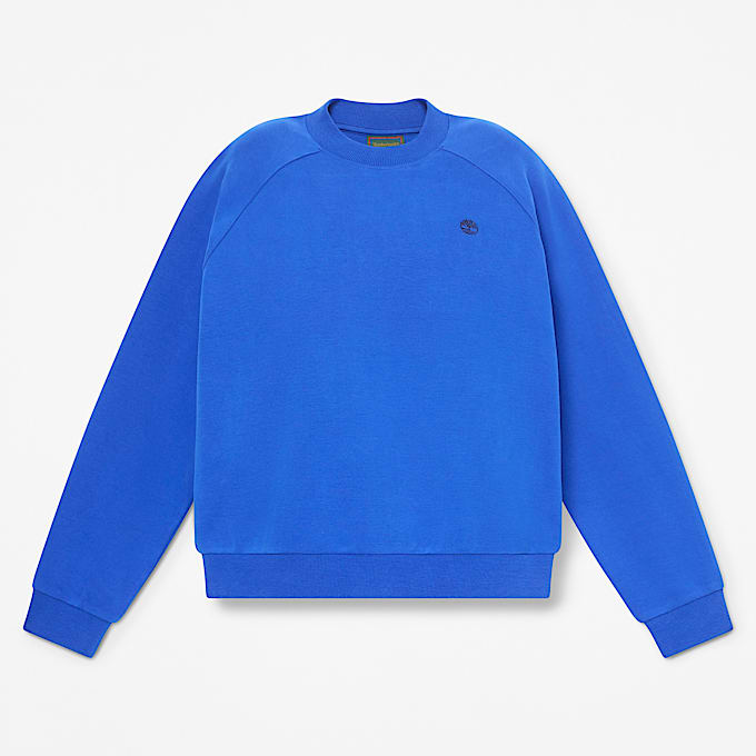 Crafted Sweatshirt mit Rundhalsausschnitt fr Damen in Blau TBL Blau HERO