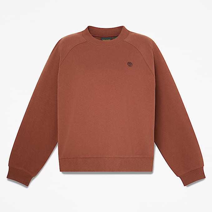 Crafted Sweatshirt mit Rundhalsausschnitt fr Damen in Braun TBL Braun HERO