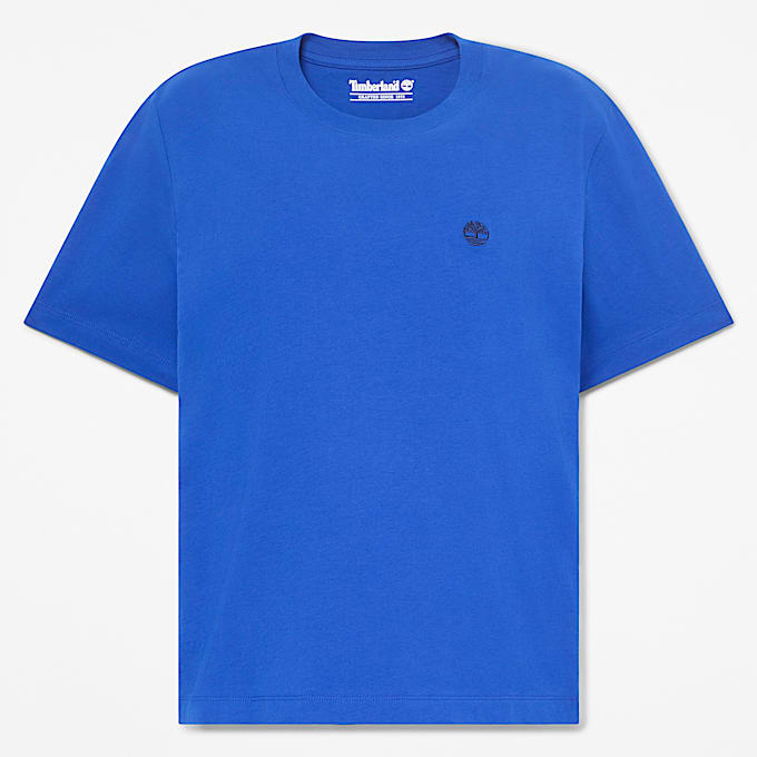 Crafted KurzarmTShirt mit Rundhalsausschnitt fr Damen in Blau TBL Blau HERO