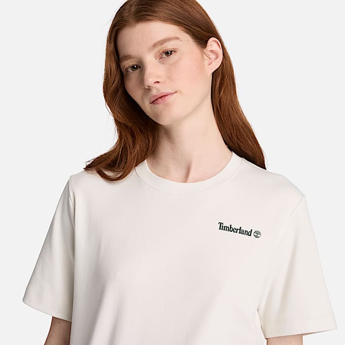 Kurzrmeliges TimberFresh TShirt mit Grafik fr Damen in Wei TBL Wei ALT3