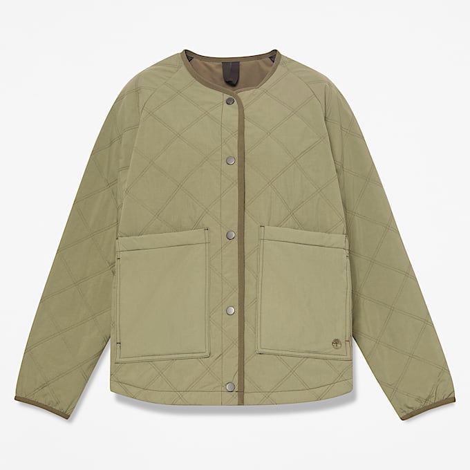 Wasserabweisende Steppjacke fr Damen in Grn TBL Grn HERO