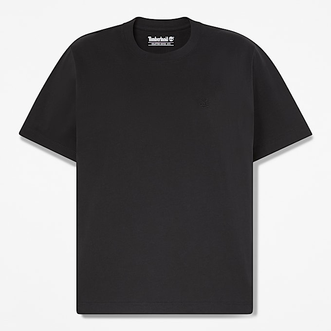 Crafted KurzarmTShirt mit Rundhalsausschnitt fr Damen in Schwarz TBL Schwarz HERO