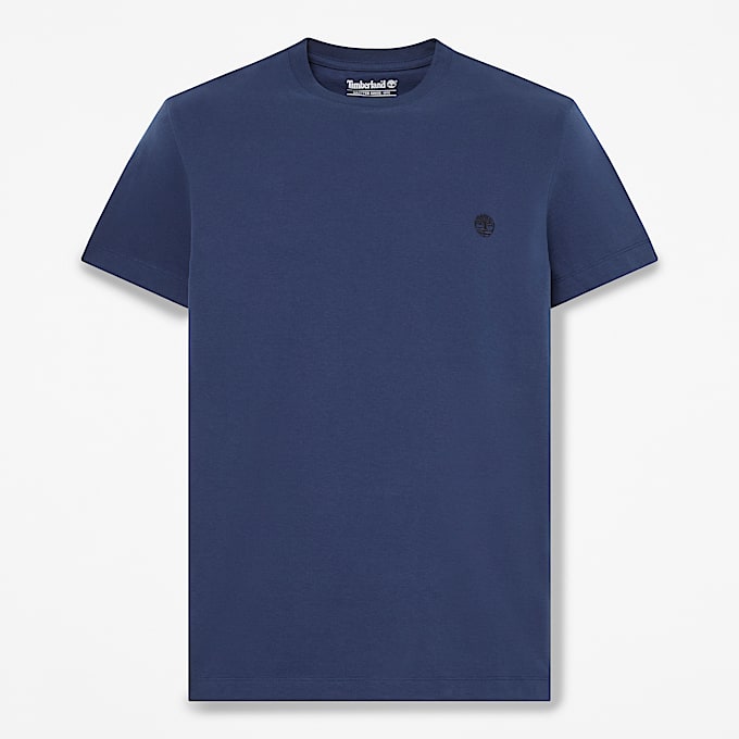 Dunstan River KurzarmTShirt mit schmaler Passform fr Herren in Dunkelblau TBL Blau HERO