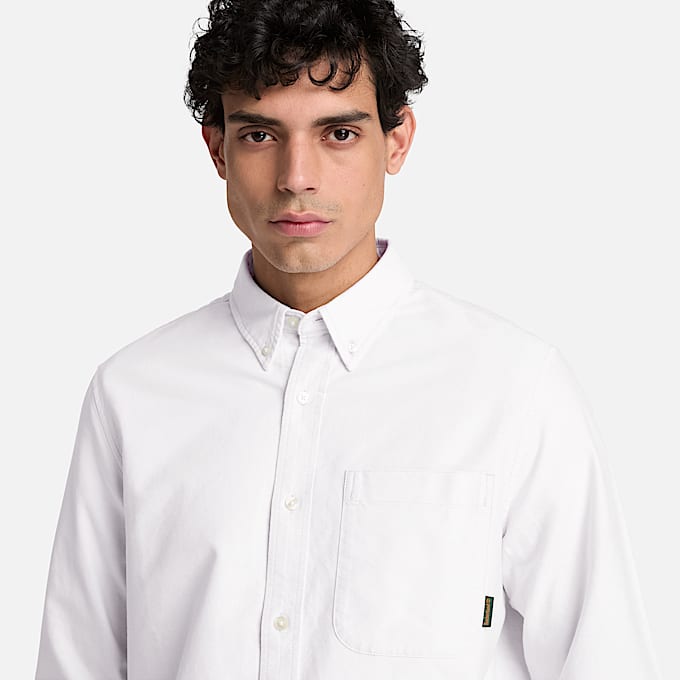 Lake Warner Oxfordhemd fr Herren in Wei TBL Wei ALT3