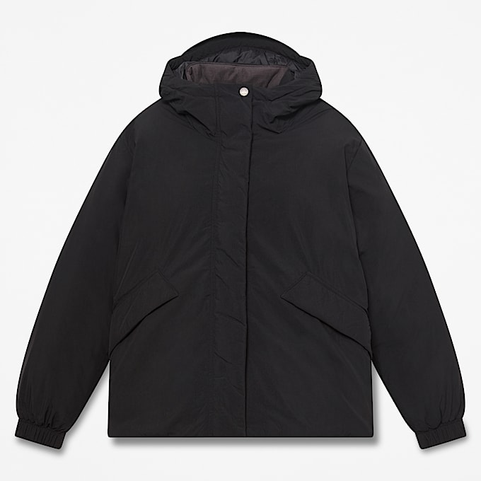 Wasserabweisende DaunenSteppjacke fr Damen in Schwarz TBL Schwarz HERO