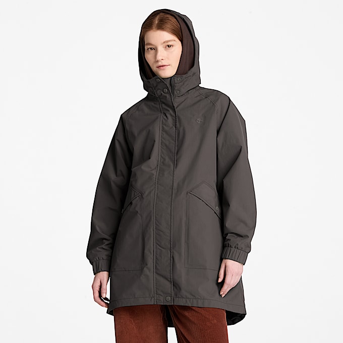 Wasserdichter Parka fr Damen in Schwarz TBL Schwarz ALT1