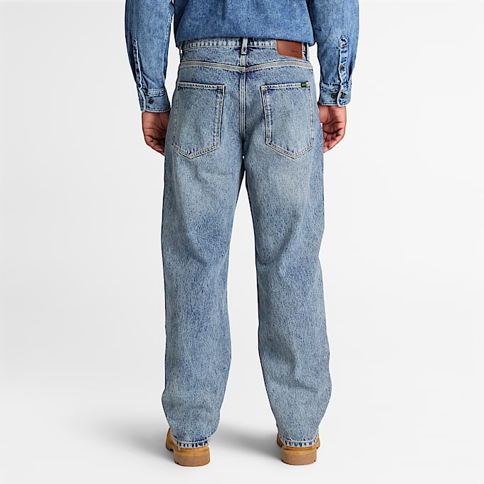 Lssige DenimHose fr Herren in Hellblau TBL Blau ALT8